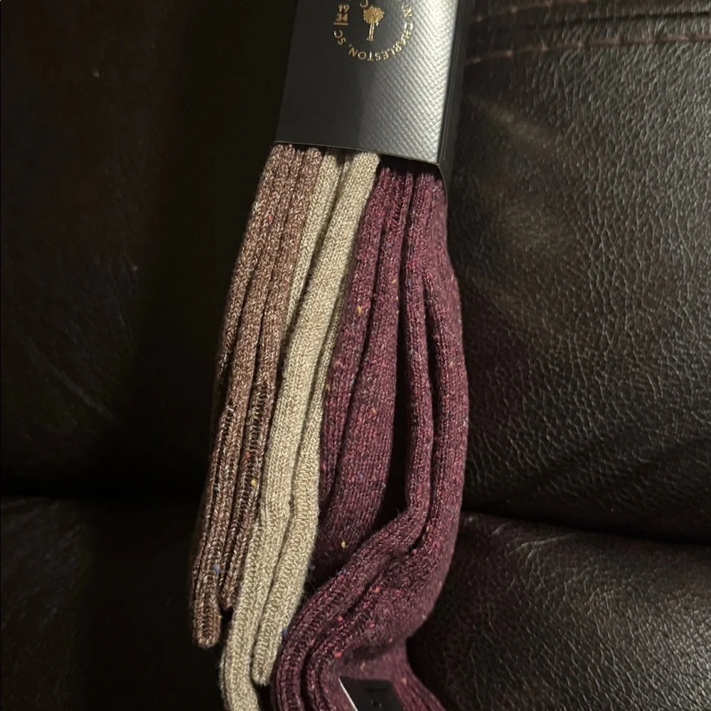 Gold Toe burgundy tan